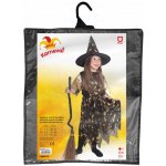čarodějnice černo-zlatá s kloboukem – Hledejceny.cz