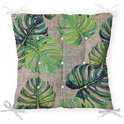 Minimalist Cushion Covers Green Banana Leaves zelená/šedá 40 x 40 cm – Zbozi.Blesk.cz