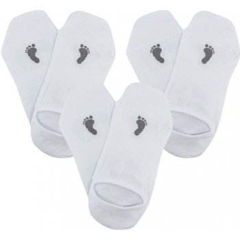 VoXX ponožky Barefoot sneaker 3 páry bílá