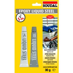 SOUDAL Epoxy Liquid Steel lepidlo 2x15g