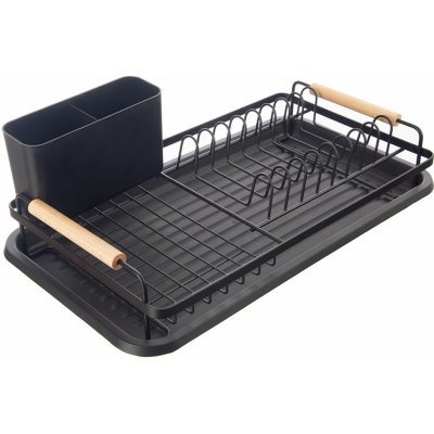 Orion Drátěný odkapávač s tácem Radka, 43 x 28,5 x 13 cm – Zbozi.Blesk.cz