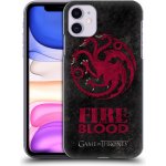Pouzdro HEAD CASE Apple iPhone 11 Hra o trůny - Sigils Targaryen - Fire and Blood – Hledejceny.cz