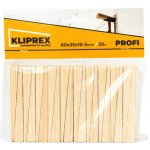 Leoš Vašek Klínky dřevěné SM 20ks/80x25x10-3mm – Hledejceny.cz