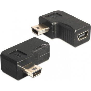 Delock adaptér USB mini samec 90'' > USB 2.0-A samice OTG