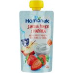 Hamánek kapsička Jahoda jablko s tvarohem 100 g – Sleviste.cz
