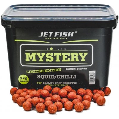 Jet Fish boilies Mystery Jahoda Moruše 3 kg 20 mm – Sleviste.cz