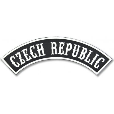 Moto nášivka Czech Republic Rocker Top - XXL na záda – Zbozi.Blesk.cz