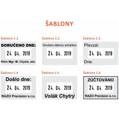 RAZO Štoček do razítka 30 x 20 mm (S-835D; S-835) – Zboží Živě