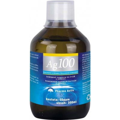 Pharma Activ Koloidní stříbro Ag100 50ppm 300 ml – Zboží Mobilmania