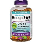 Webber Naturals Omega 3-6-9 Extra Strenght 150 tablet – Hledejceny.cz