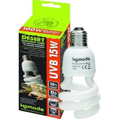 Komodo Compact Lamp UVB 10% 15 W