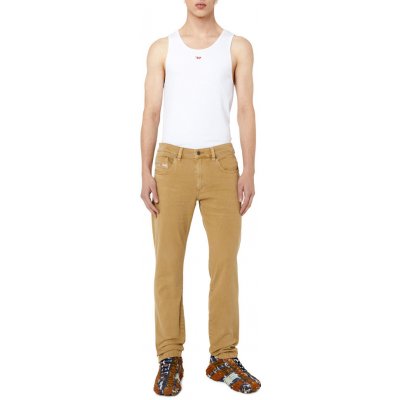 Diesel džíny 2019 D-STRUKT trousers hnědá – Zboží Dáma