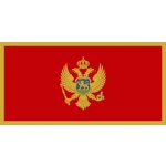 Samolepka - vlajka Černá Hora - 6 x 4 cm – Hledejceny.cz