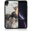 Pouzdro a kryt na mobilní telefon Apple PROTEMIO 46311 MY ART Ochranný obal Apple iPhone XR GREY MARBLE (140)