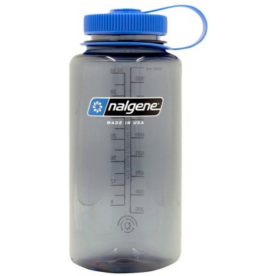 Nalgene Wide Mouth Sustain Plastová láhev šedá 1000 ml – Hledejceny.cz