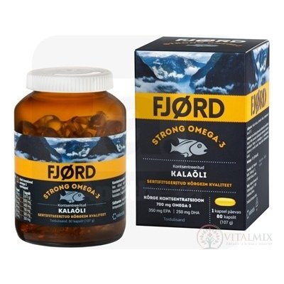 Valentis Fjord Strong Omega-3 Rybí olej 80 kapslí – Hledejceny.cz