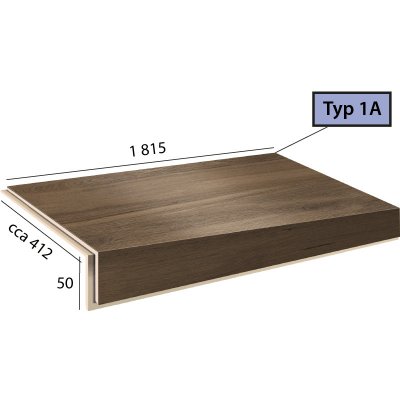 BRASED Longline Step 1A 1085 Dub kouřový hnědý – Hledejceny.cz