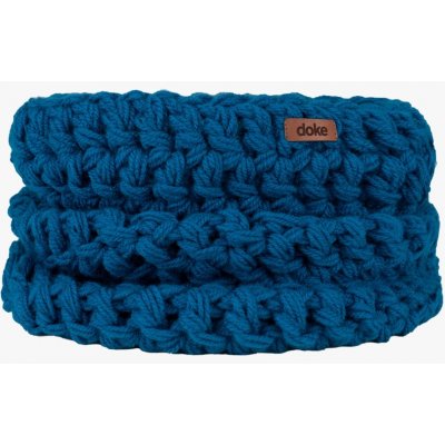 Háčkovaný nákrčník Petrol – Zboží Mobilmania