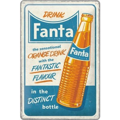 Postershop Plechová cedule: Fanta Retro - 20x30 cm – Zbozi.Blesk.cz