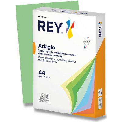 Rey Barevný Adagio listově zelená A4 80 g 500 listů – Sleviste.cz