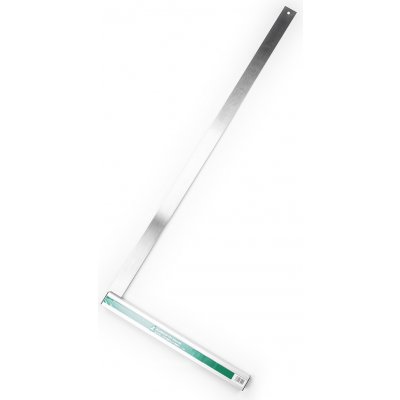 Shinwa Nerezový úhelník s robustní hliníkovou základnou bez stupnice 100 cm – Zboží Mobilmania