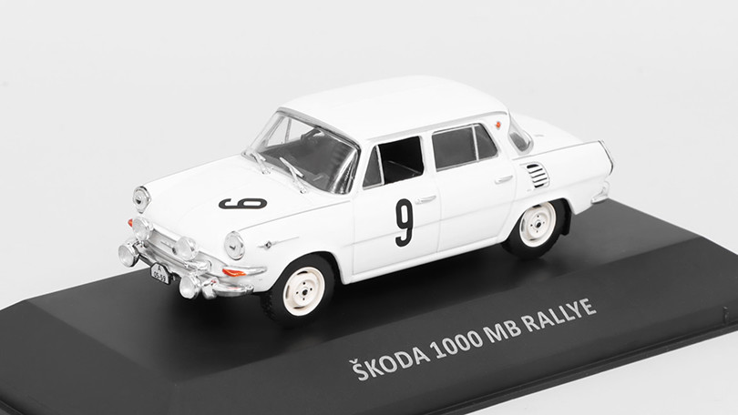 DeAgostini Škoda 1000 MB Rallye 1964 Kaleidoskop slavných vozů časopis s modelem 78 1:43