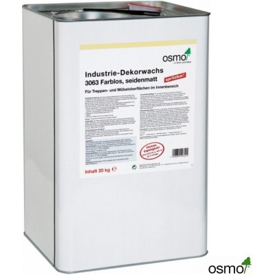 Osmo 3063 Color Průmyslový dekorační vosk 20 l bezbarvý polomatný – Hledejceny.cz
