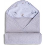 BabyMatex osuška s kapucí 100 x 100 cm světle šedá – Zboží Mobilmania