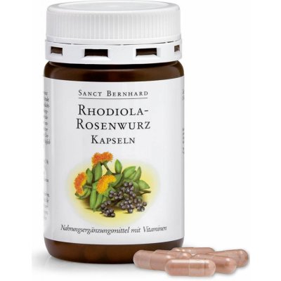 Kräuterhaus Sanct Bernhard KG Rozchodnice růžová Rhodiola Rosea 120 kapslí – Hledejceny.cz