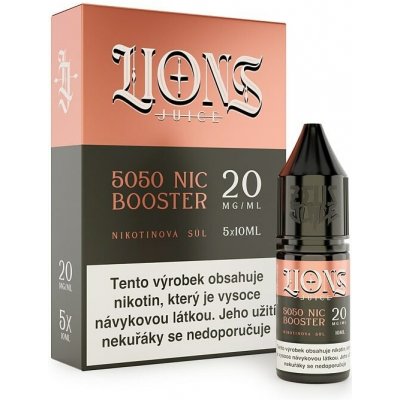 Lions Juice Salt Shot 50/50 5x10 ml 20 mg – Hledejceny.cz