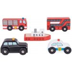 Bigjigs Rail příslušenství vláčkodráhy Městské auta – Zboží Mobilmania
