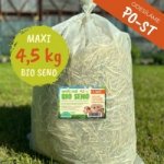 Aniland BIO luční seno první seč MAXI 4,5 kg – Zboží Mobilmania