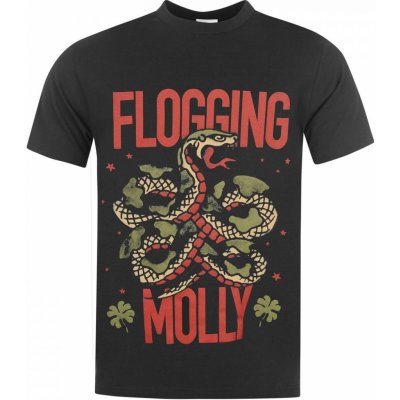 Official Flogging Molly T Shirt Mens Snake