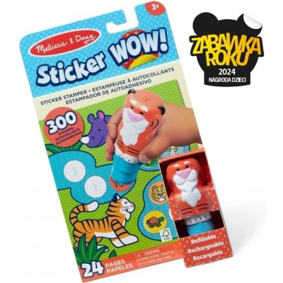 Melissa & Doug Razítkovač Sticker WOW Tygr – Zbozi.Blesk.cz