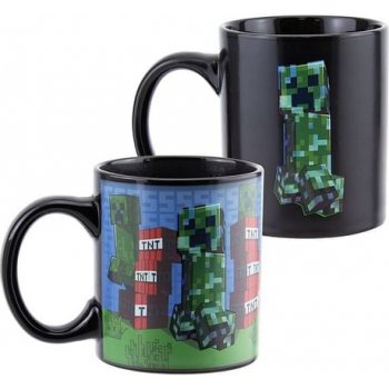 Paladone Hrnek Minecraft Creeper měnící se 300 ml