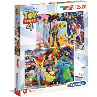 Clementoni Supercolor Toy Story 4 2 x 20 dílků