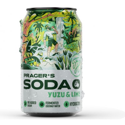 Prager's Soda Yuzu & Lime 12 x 330 ml – Hledejceny.cz