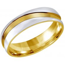 SILVEGO Snubní ocelový prsten pro muže a ženy MARIAGE RRC2050