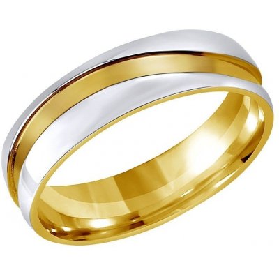 SILVEGO Snubní ocelový prsten pro muže a ženy MARIAGE RRC2050 – Zboží Dáma
