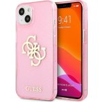 Pouzdro Guess hard silikonové iPhone 13 Mini Glitter 4G Big Logo růžové – Hledejceny.cz