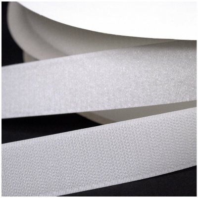Suchý zip našívací 25mm bílý metráž mech + háček – Zboží Dáma