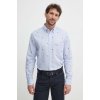 Pánská Košile Tommy Hilfiger bavlněná košile regular s límečkem button-down MW0MW34608 modrá