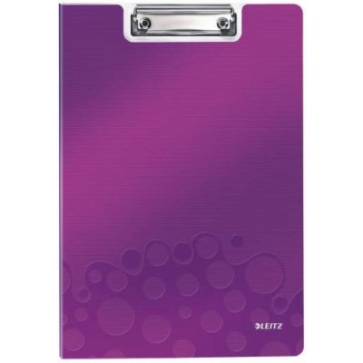 Leitz Wow A4 zavírací deska s klipem purpurová – Hledejceny.cz