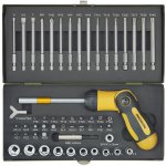 PROXXON 23104 Sada bitů a hlavic s ráčnovým šroubovákem - 54 dílů – Sleviste.cz