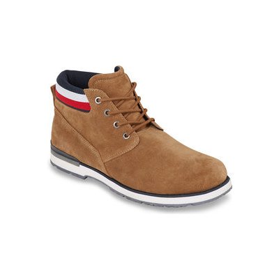 Tommy Hilfiger Core Hilfiger Suede Boot FM0FM04800 desert khaki – Zboží Mobilmania