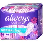 Always Dailies Normal To Go Fresh slipové vložky 20 ks – Hledejceny.cz