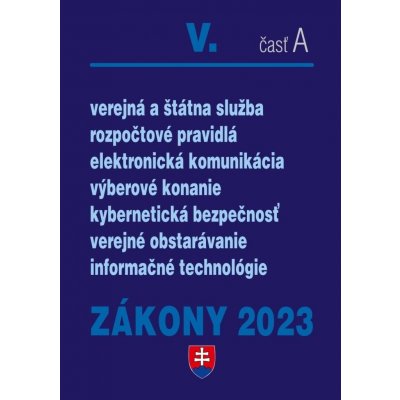 Zákony 2023 V/A - verejná správa - Poradca s.r.o. – Hledejceny.cz