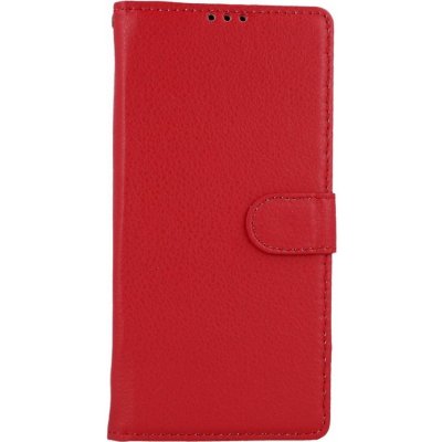 Pouzdro TopQ Xiaomi Redmi Note 9 Pro knížkové červené s přezkou