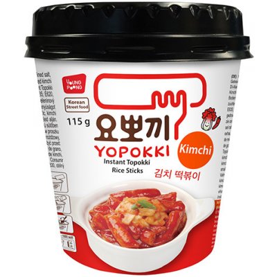 Yopokki Korejské rýžové kimchi koláčky Topokki 115 g – Zboží Dáma