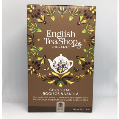 English Tea Shop čaj Čokoláda rooibos a vanilka redesign Mandala Bio 20 sáčků – Zbozi.Blesk.cz